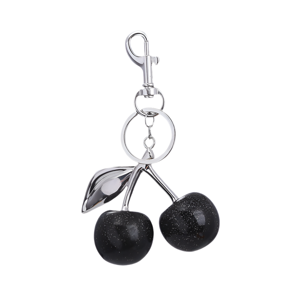 BLACK CHERRY BAG CHARM