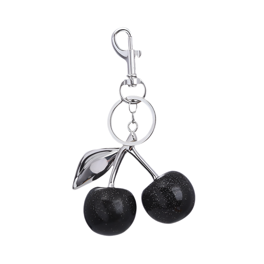 BLACK CHERRY BAG CHARM
