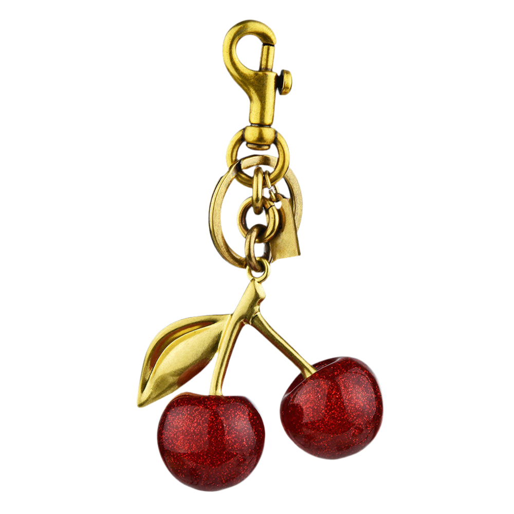 BLACK CHERRY BAG CHARM