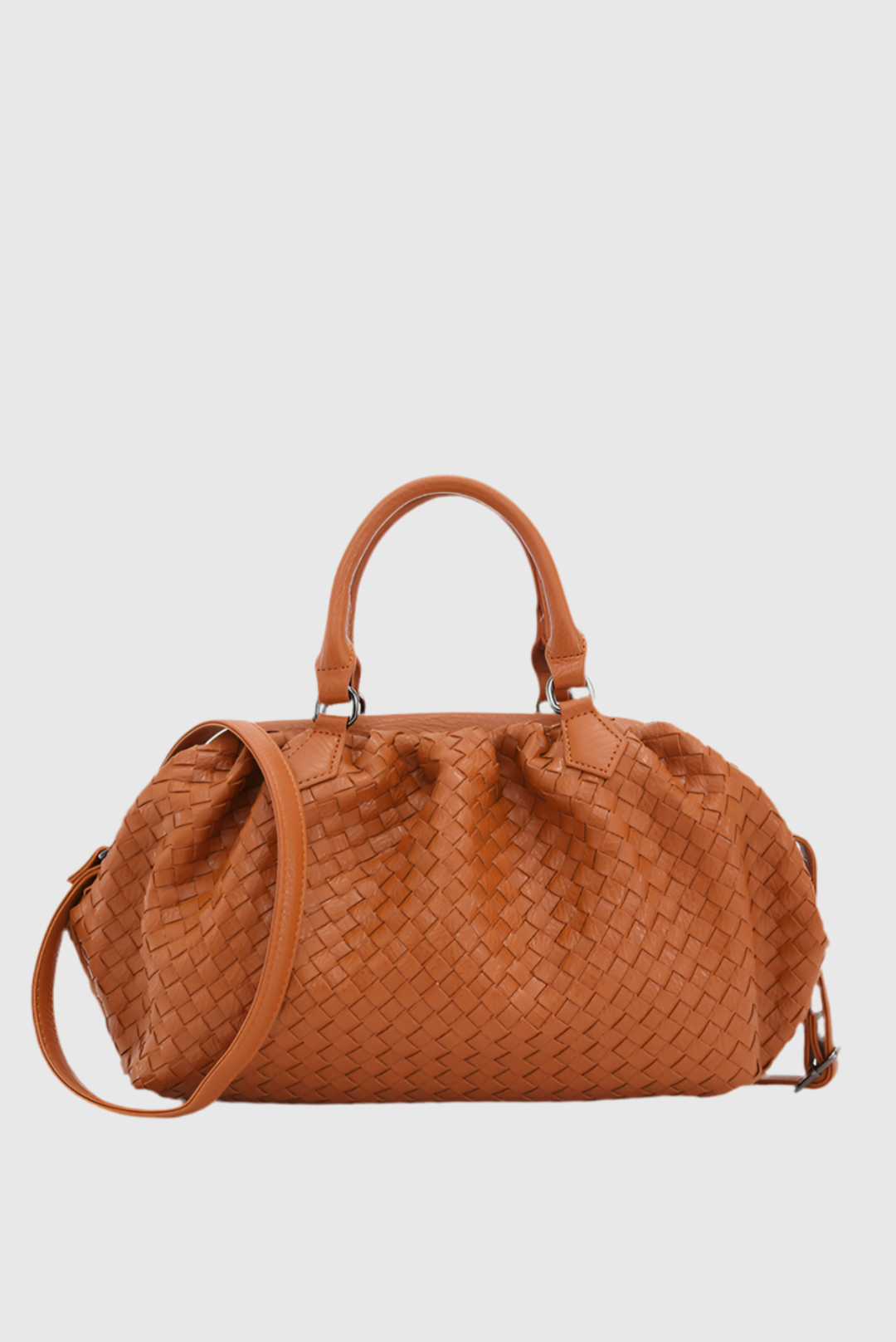 BELLORA WOVEN BOWLER BAG