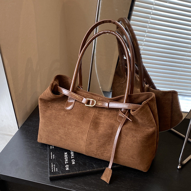 MILA - THE LONG SUEDE BAG