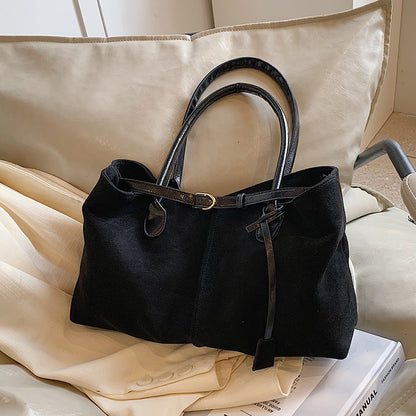 MILA - THE LONG SUEDE BAG