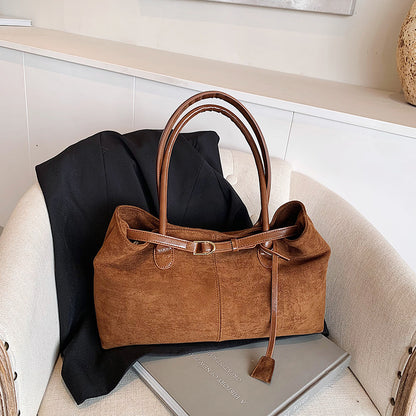 MILA - THE LONG SUEDE BAG