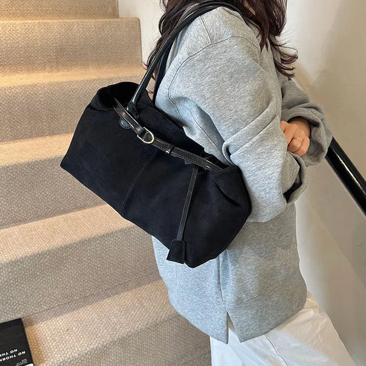 MILA - THE LONG SUEDE BAG