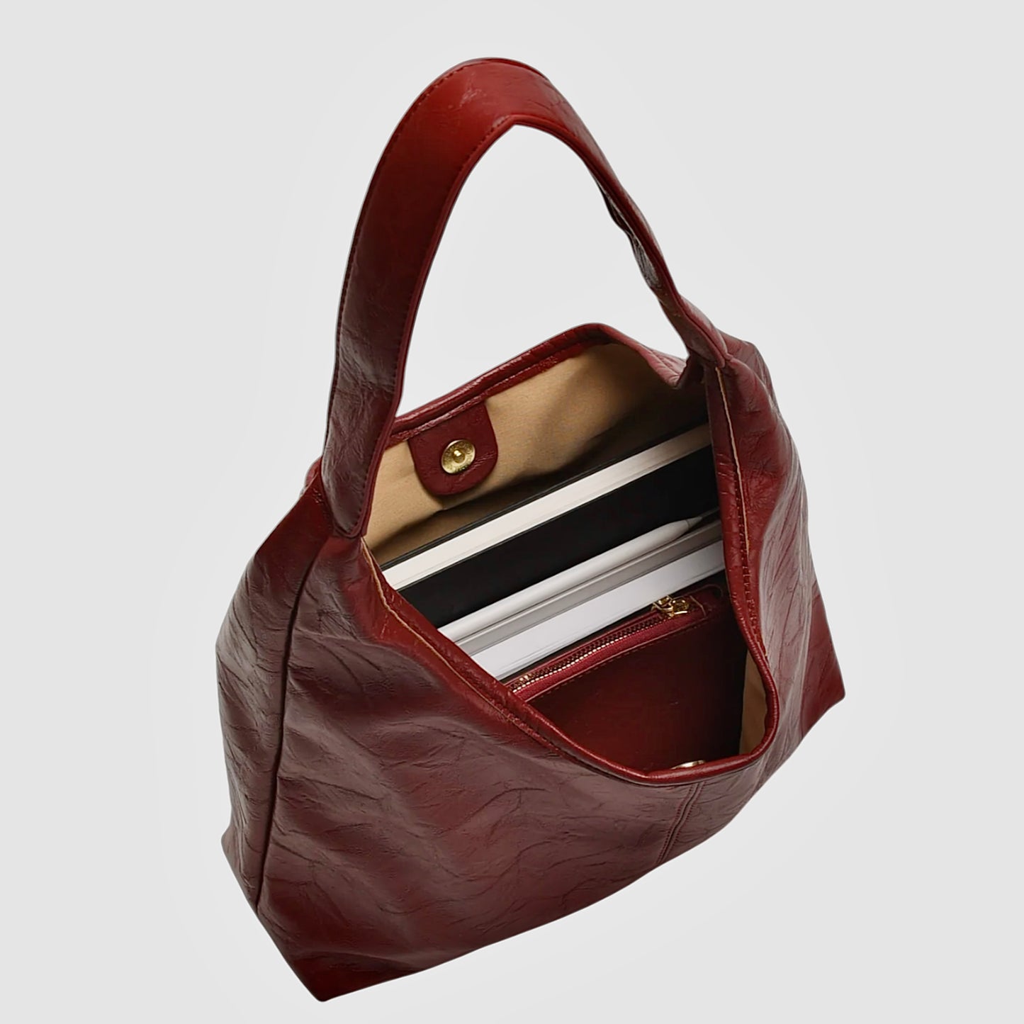 Aurora - The Scarlett Distressed Leather Tote